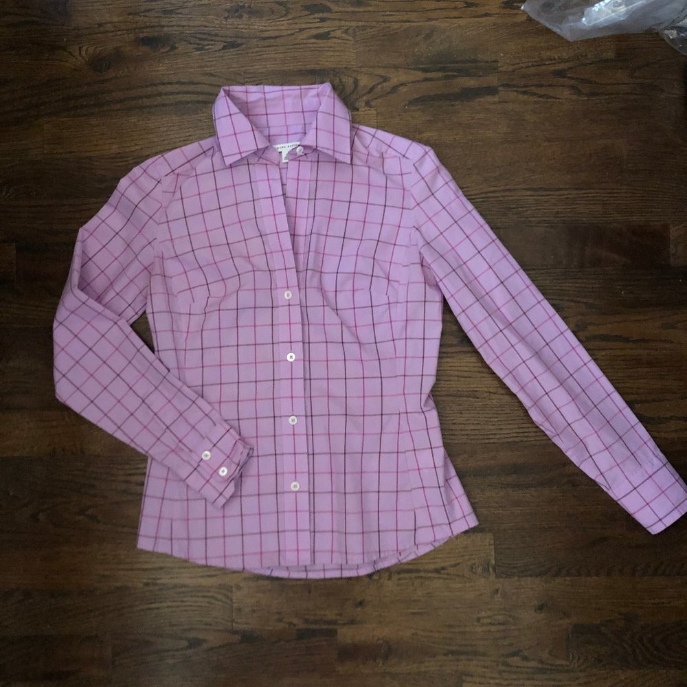 Banana Republic Purple Button Down